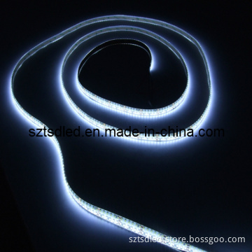 80ra 6000k PU Covered Double Row 3528 SMD LED Strip Light (TD-FS3528CW240-2)